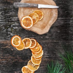 tranches d'oranges séchées