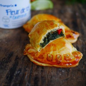 Empanadas aux épinards, pâte dorée, Fleur de sel Franprix