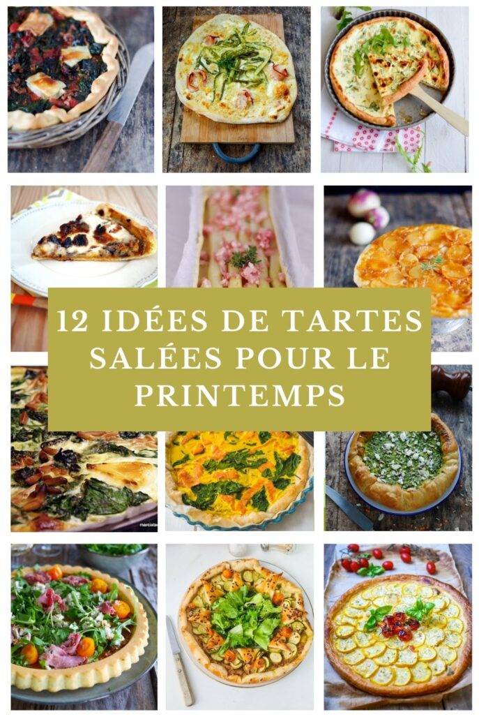 12 recettes de tartes salées pour le printemps