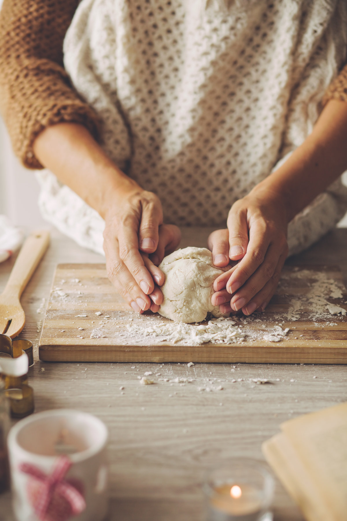 Préparation de pâte à pain ou de biscuits