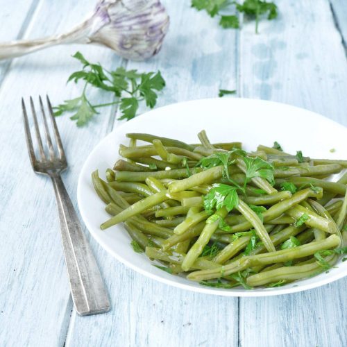 Haricots verts persil et ail