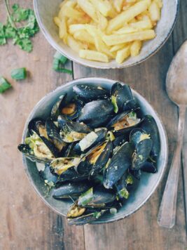 Moules au curry