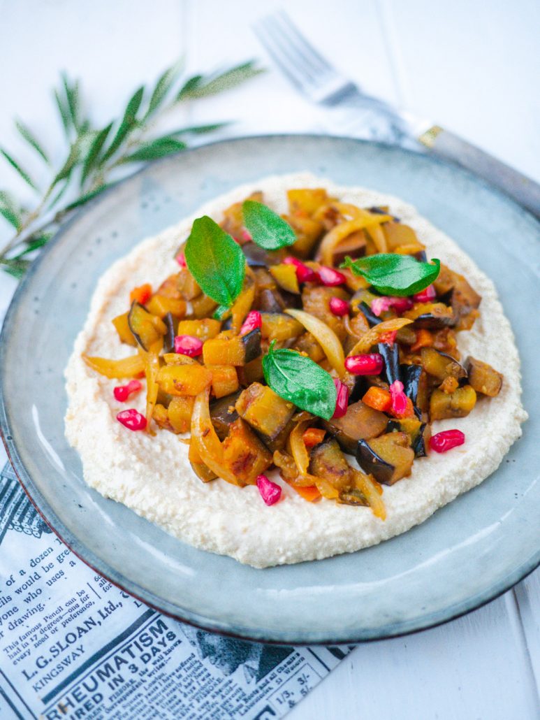 houmous aubergine