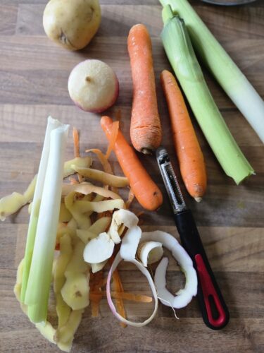 Légumes frais (carottes, poireaux, navet, pomme de terre)