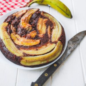 Gâteau chocolat banane