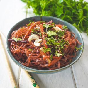 Nouilles konjac façon pad thaï
