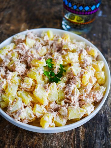 Salade de pommes de terre au thon