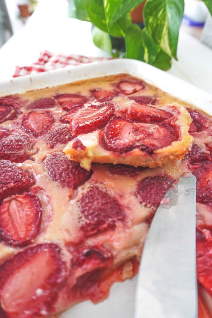 clafoutis aux fraises