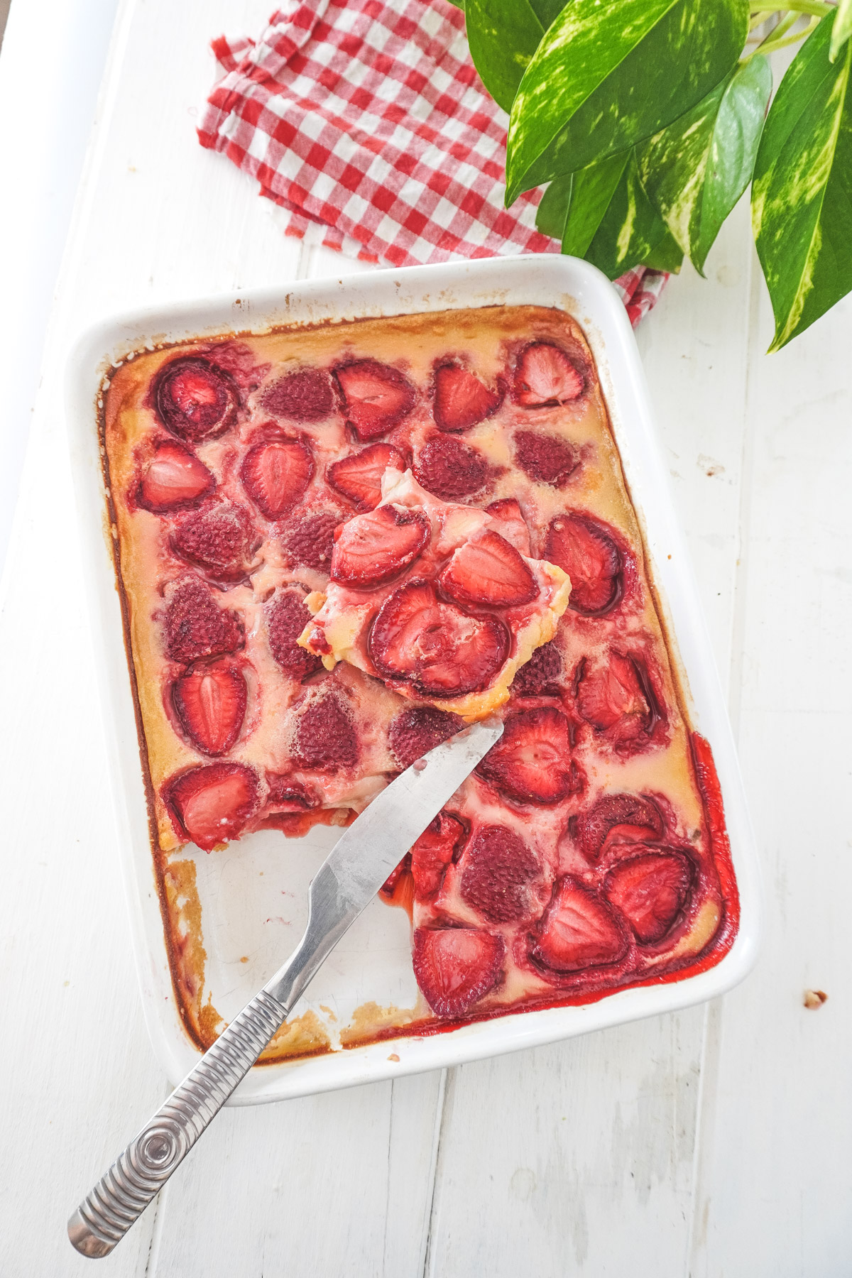 clafoutis aux fraises