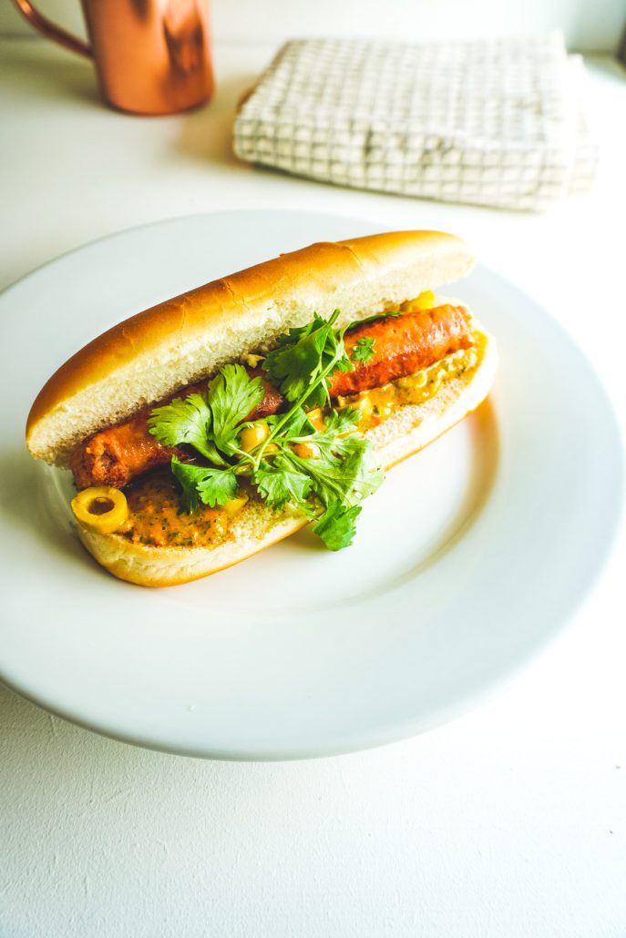 hot dog chipolatas poulet
