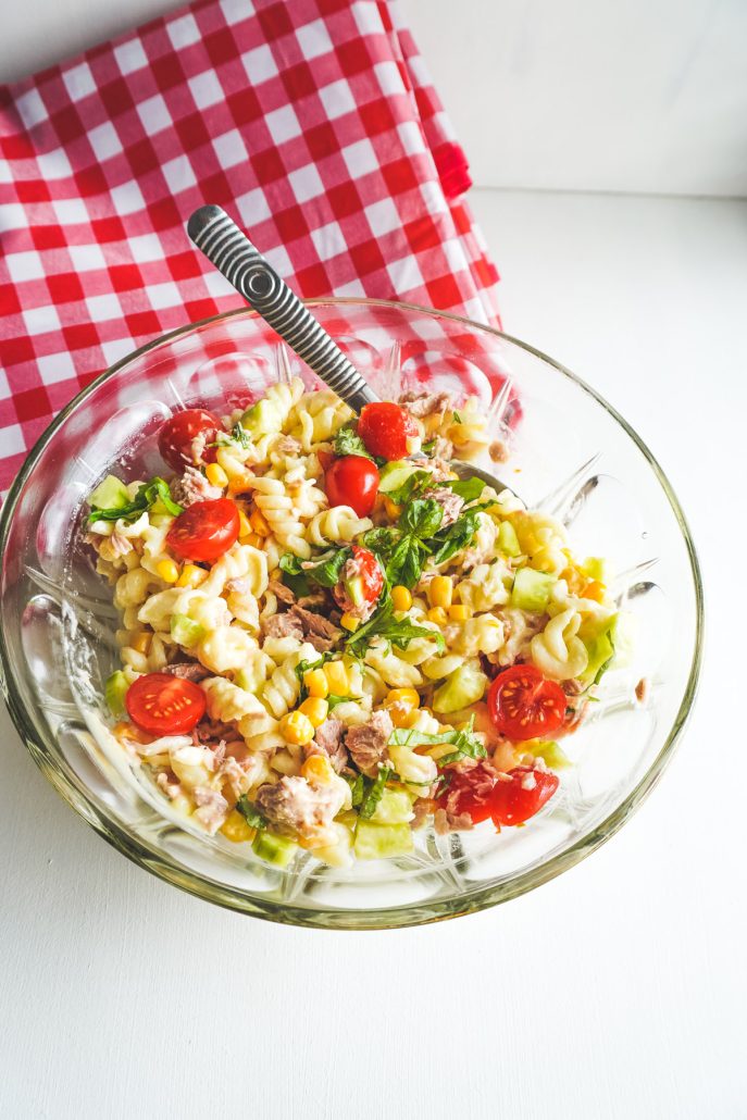 Salade de pâtes au thon