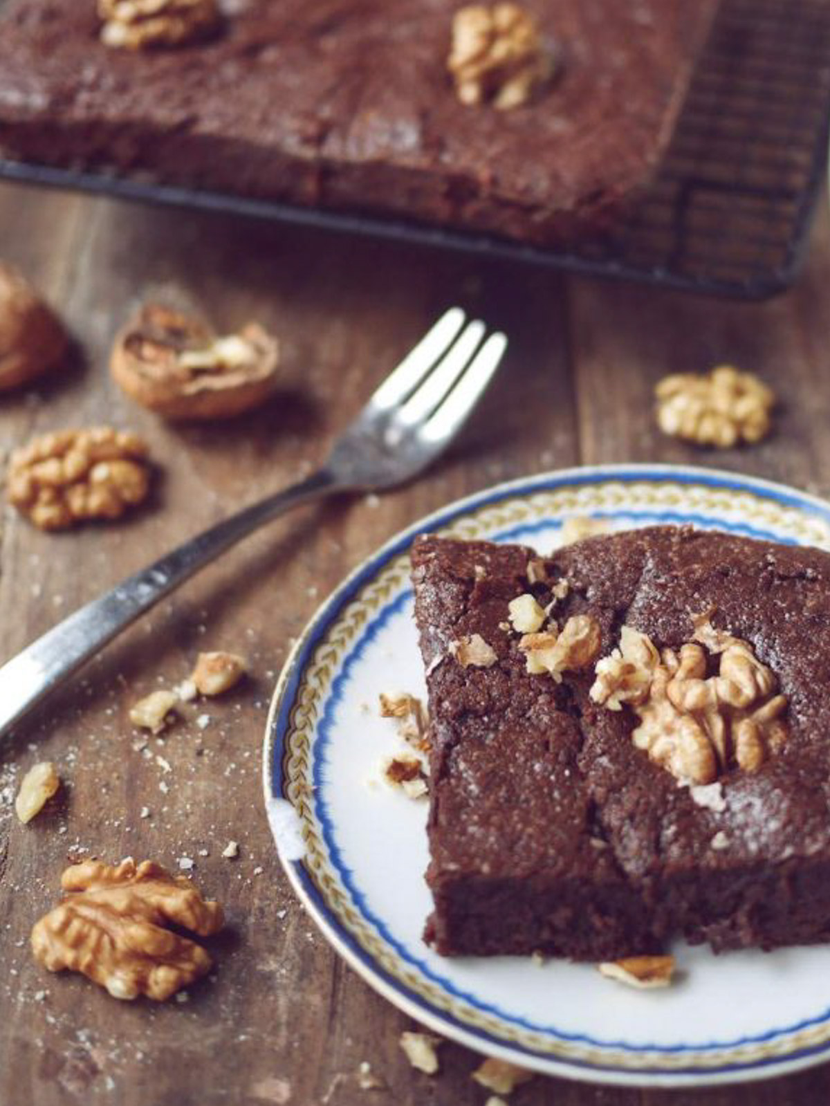 brownie au noix de Cyril Lignac
