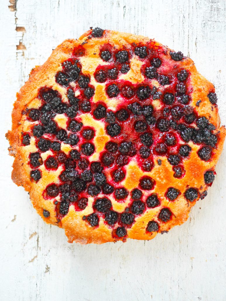 gâteau aux mûres