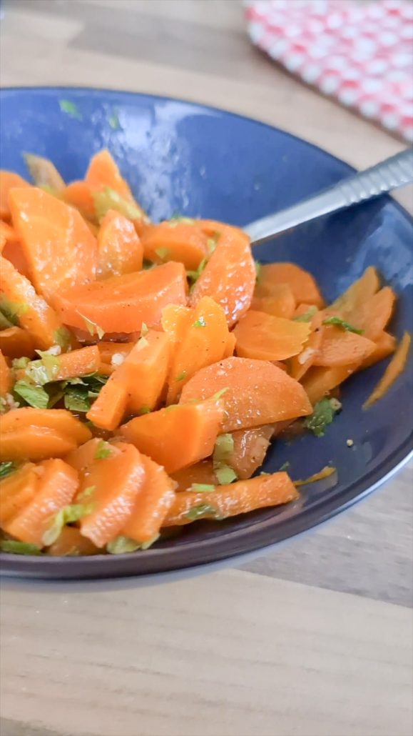 Salade de carottes à la marocaine