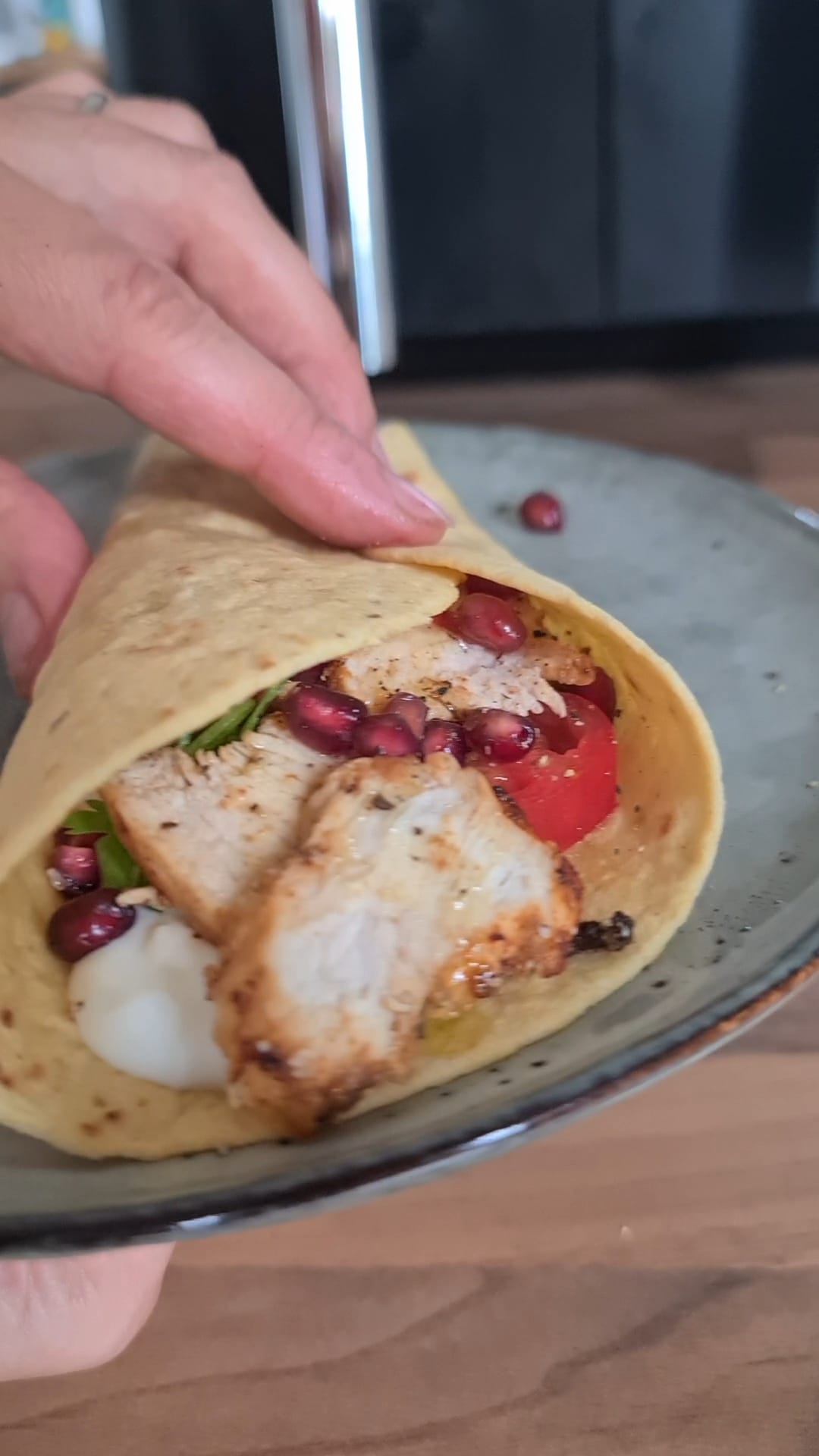 shawarma poulet à l'airfryer