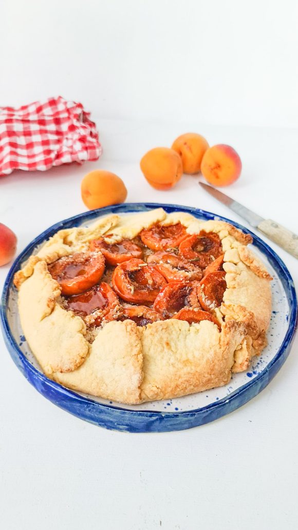Tarte rustique abricots