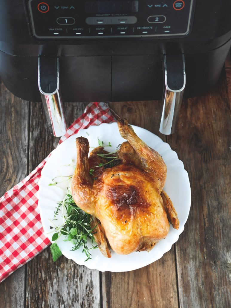 poulet rôti cuit à l'Airfryer
