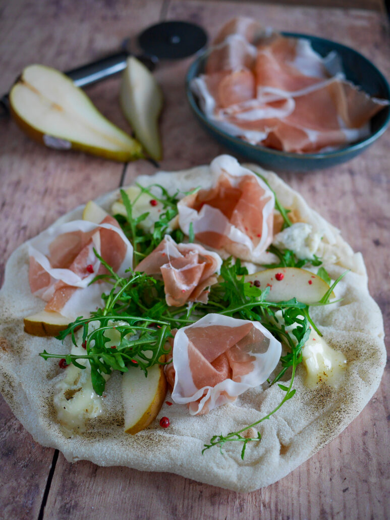 pinsa au prosciutto