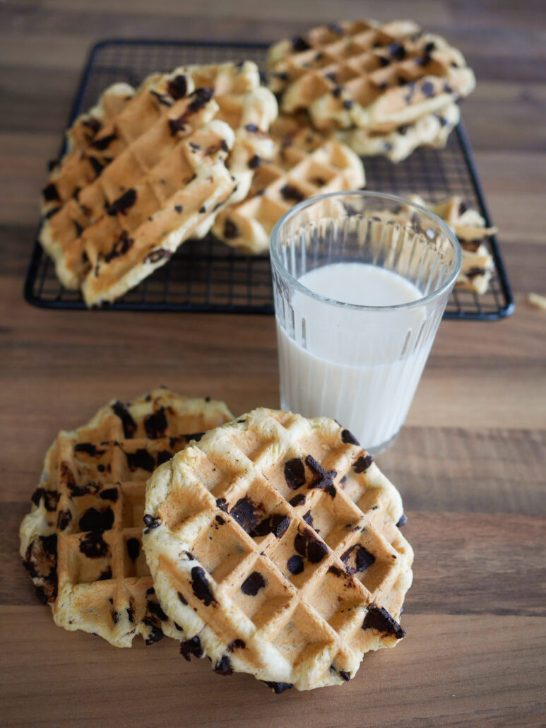 gaufres cookies sans lactose
