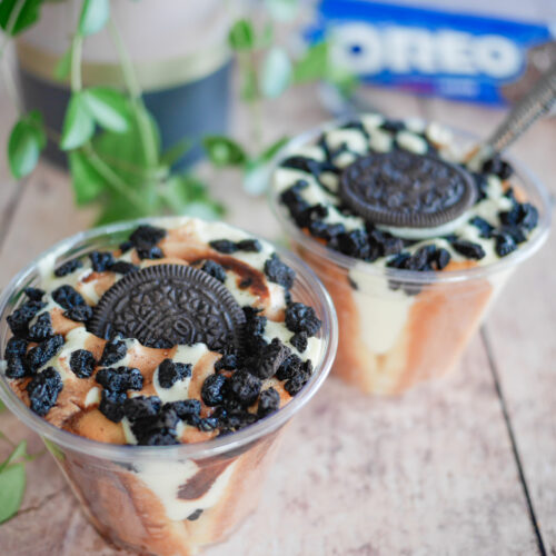 Dessert Oreo en pot, gourmand et appétissant.