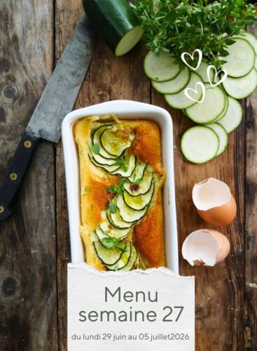Menus de la semaine 27 – Recettes d’été