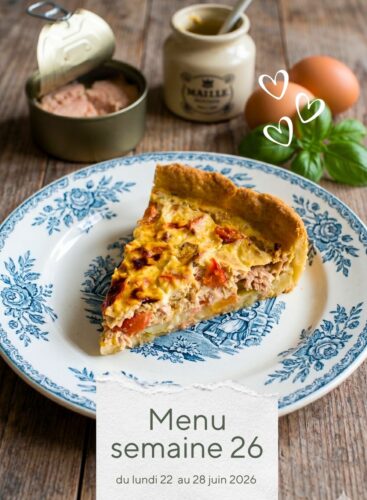 Menus de la semaine 26 – Recettes d’été