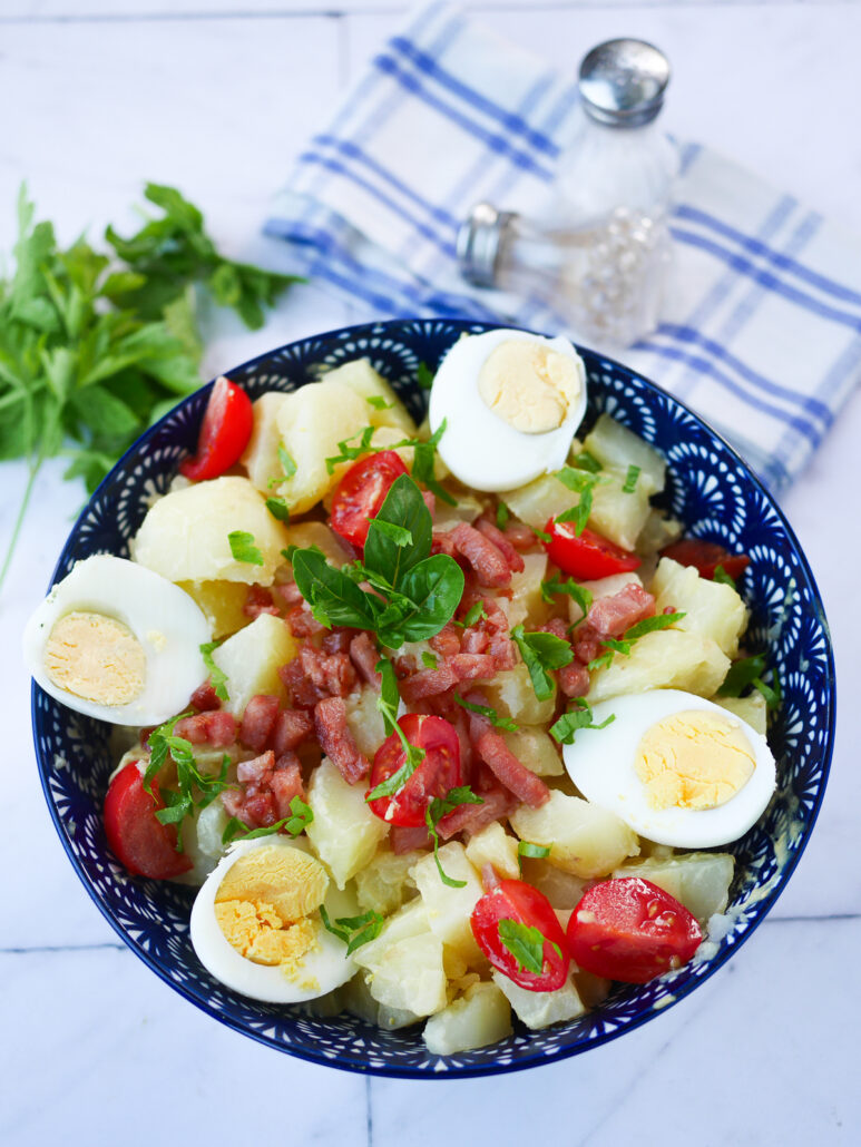 Ingrédients de la salade paysanne