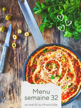 Menu de la semaine 32