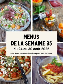 Menu de la semaine 35
