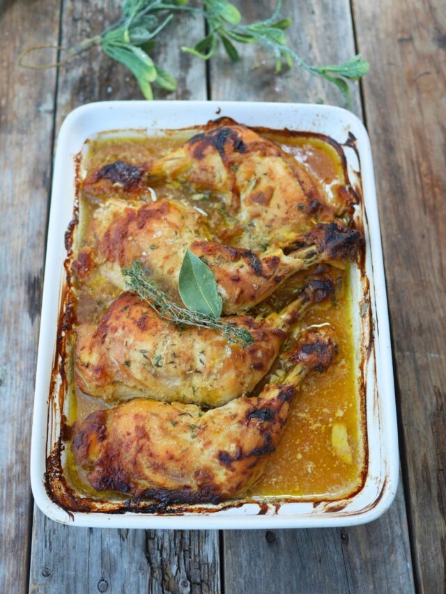 Cuisses de poulet au four - Recette facile