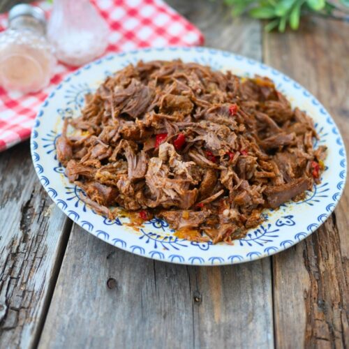 Assiette de pulled beef