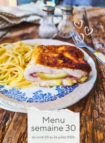 Menu de la semaine 30
