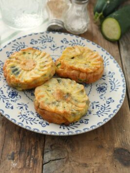 Quiche sans pâte courgette chèvre, moelleuse et facile