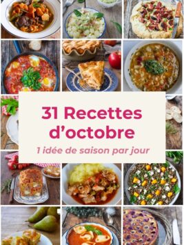 31 recettes pour vos repas d’octobre